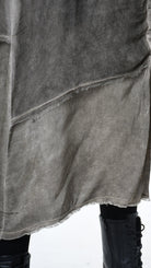 A39B SM45625 DRESS Satin Viscose Green Tuscany - Grey