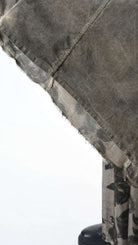 A3B SM46025 REVERSIBLE COAT Cannete Velvet & Viscose Satin Green Tuscany