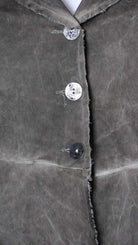 A39B SM47625 JACKET Gabardine & Viscose Silk Green Tuscany