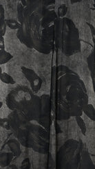 A39B SM48825 DRESS Tencel Viscose Printed Dyed Cold Green Tuscany - Grey