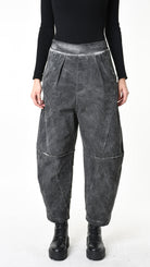 A39B SM52425 TROUSER Gabardine Green Tuscany - Grey