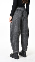 A39B SM52425 TROUSER Gabardine Green Tuscany - Grey