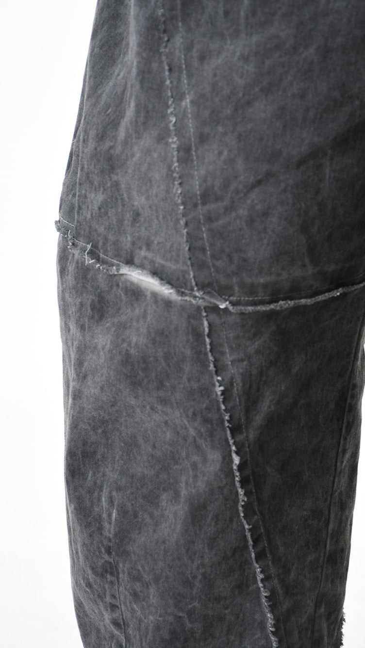 A39B SM52425 TROUSER Gabardine Green Tuscany - Grey