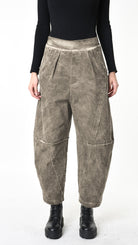 A39B SM52425 TROUSER Gabardine Green Tuscany - Grey