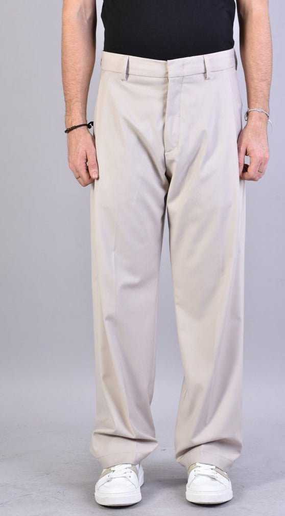 A3 2FLATMU BEIGE - BLACK Wide Fit Trousers 139 Pants trousers men XAGON TEPHRA