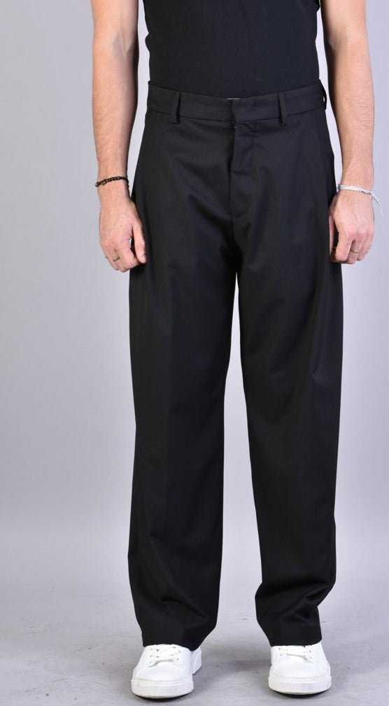 A3 2FLATMU BEIGE - BLACK Wide Fit Trousers 139 Pants trousers men XAGON TEPHRA