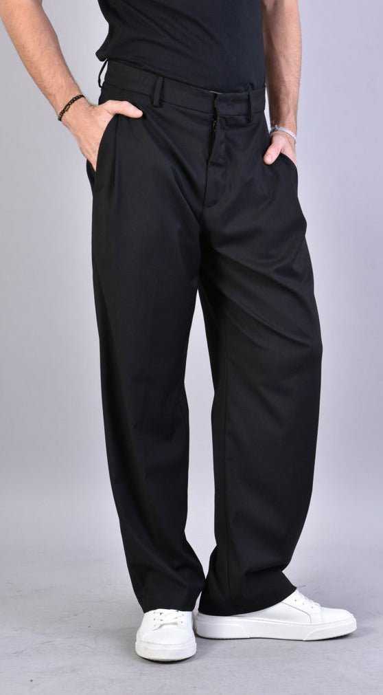 A3 2FLATMU BEIGE - BLACK Wide Fit Trousers 139 Pants trousers men XAGON TEPHRA