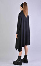 A3 4B LW59523 BLACK Asymmetric Over Dress