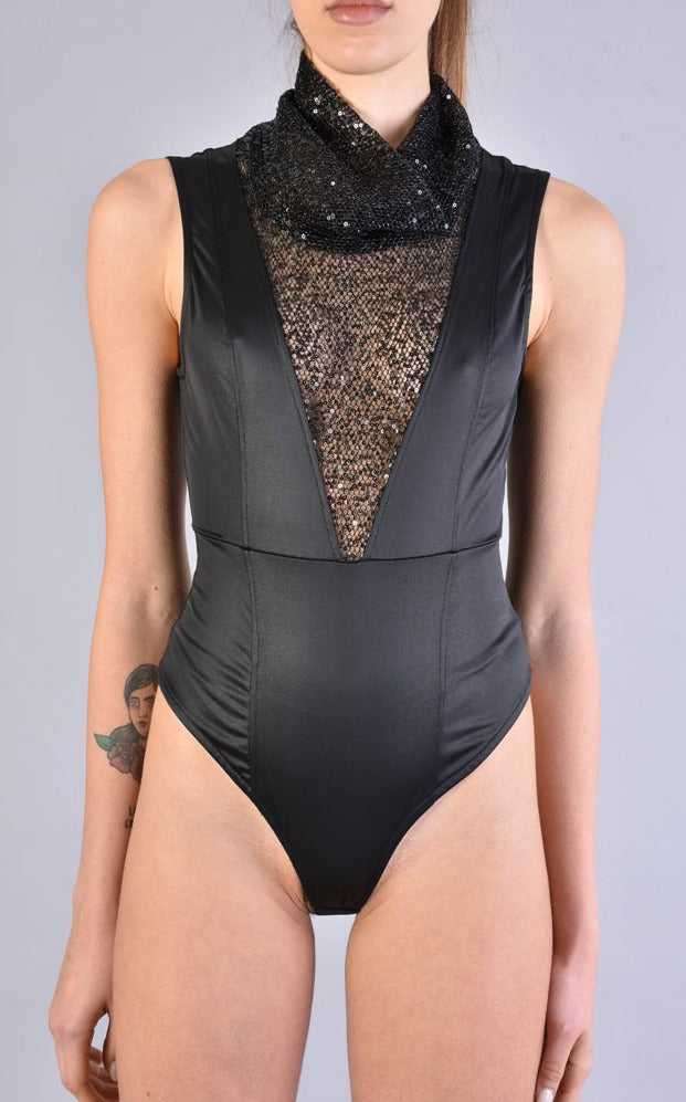 A3 4B LW60223 BLACK Jersey Body woman