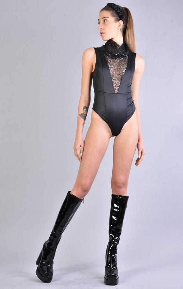 A3 4B LW60223 BLACK Jersey Body woman