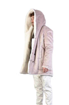 A32P TRECKXA23 SAND Faux Shearling Coat