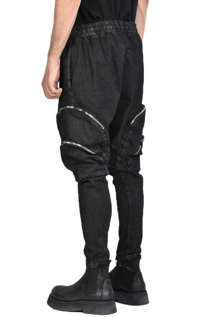 A33B ETERNO23 black trousers 293 Pants trousers men LA HAINE INSIDE US TEPHRA