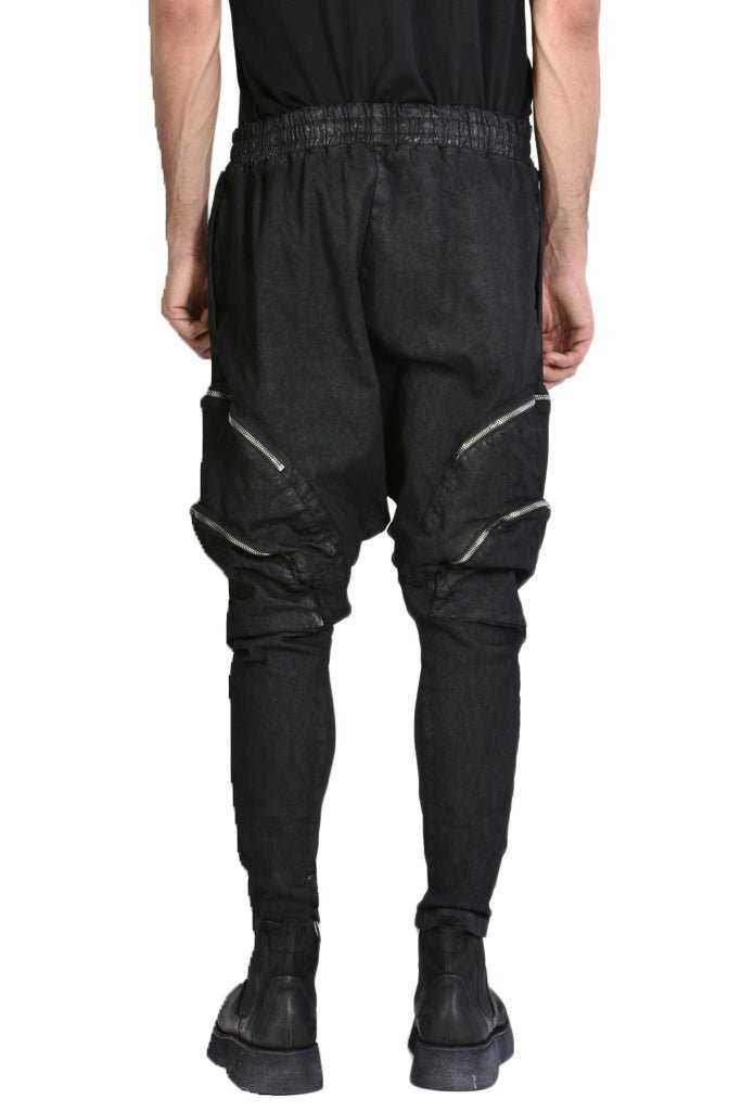 A33B ETERNO23 black trousers 293 Pants trousers men LA HAINE INSIDE US TEPHRA