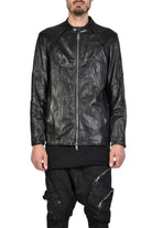 A33B FRECCIA23 BLACK leather sport jacket