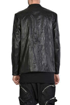 A33B FRECCIA23 BLACK leather sport jacket