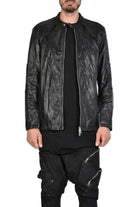 A33B FRECCIA23 BLACK leather sport jacket