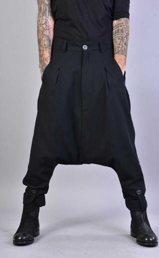 A33B LM001 Black pants 267 Pants trousers men LA HAINE INSIDE US TEPHRA