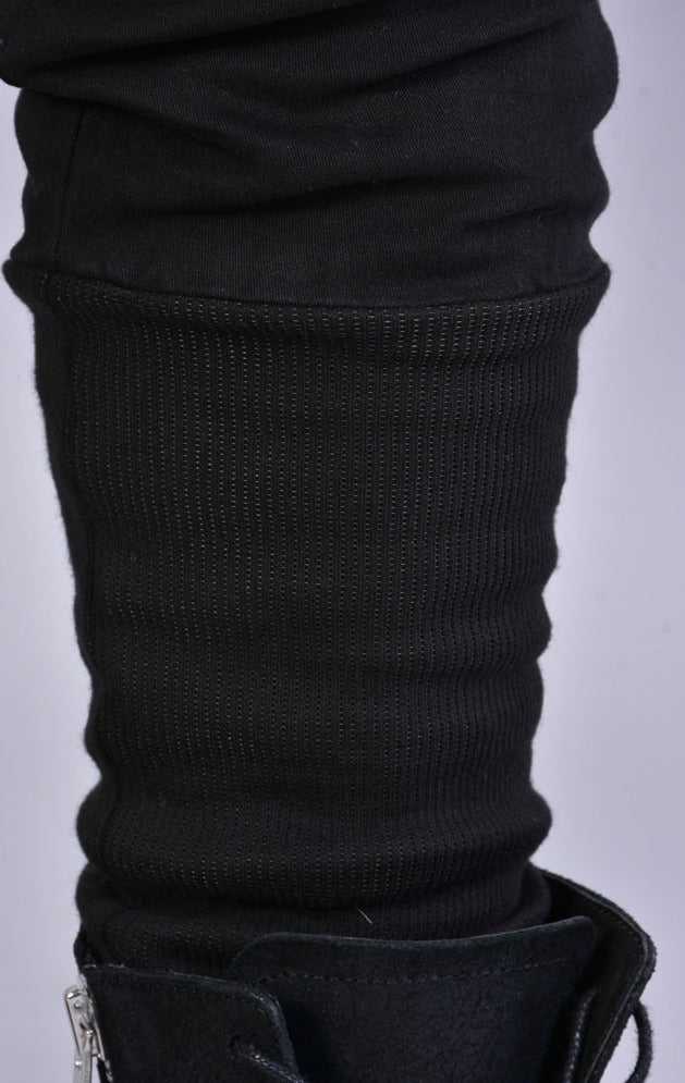 A33B LM016 Black regular fit pants 319 Pants trousers men LA HAINE INSIDE US TEPHRA