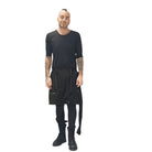 A33B LM018 black Pants Panel Unisex