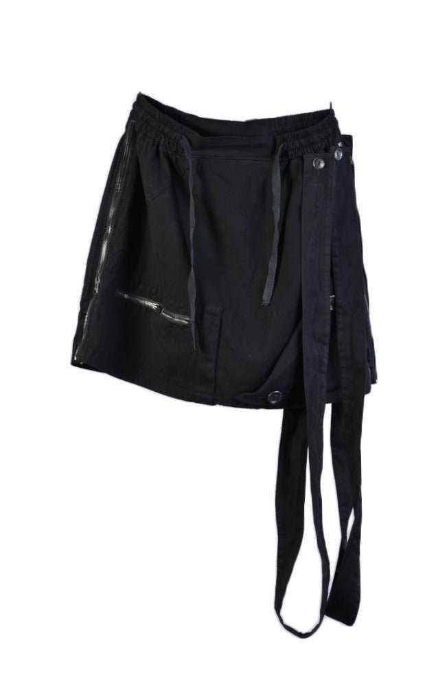 A33B LM018 black Pants Panel Unisex