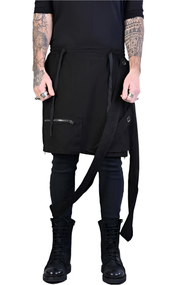 A33B LM018 black Pants Panel Unisex
