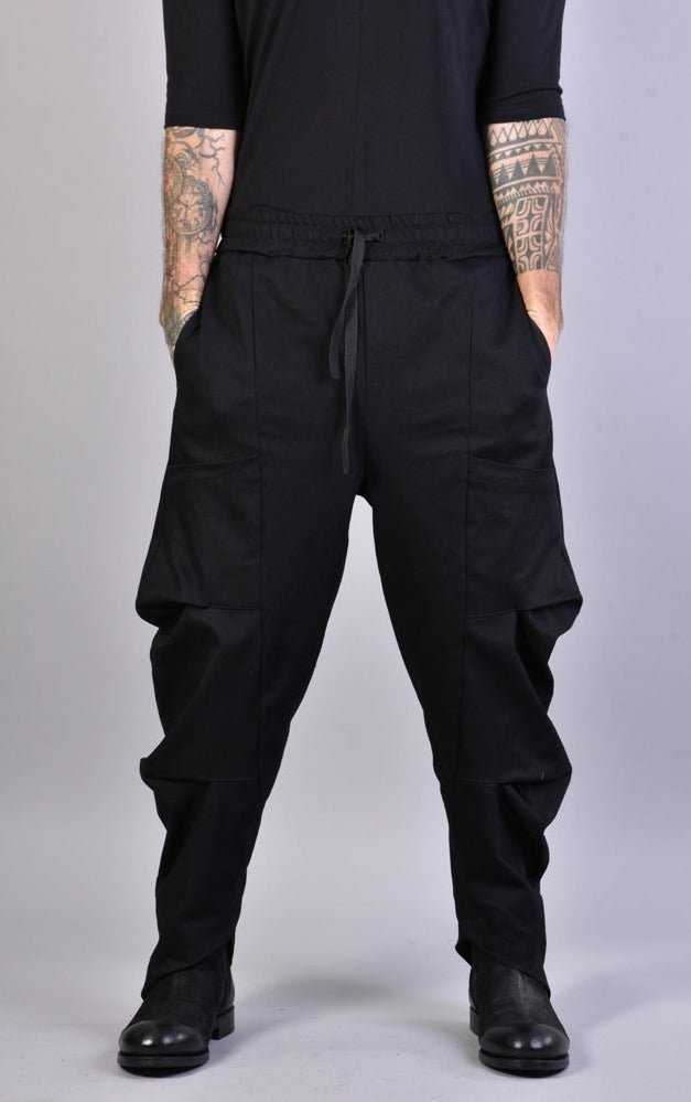 A33B LM022 BLACK Pants 211 Pants trousers men LA HAINE INSIDE US TEPHRA