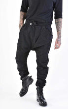 A33B LM13324 TROUSER Regular Woven Cotton Black