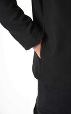 A33B LM18525 COAT Regular Cloth & Nylon Insert Black