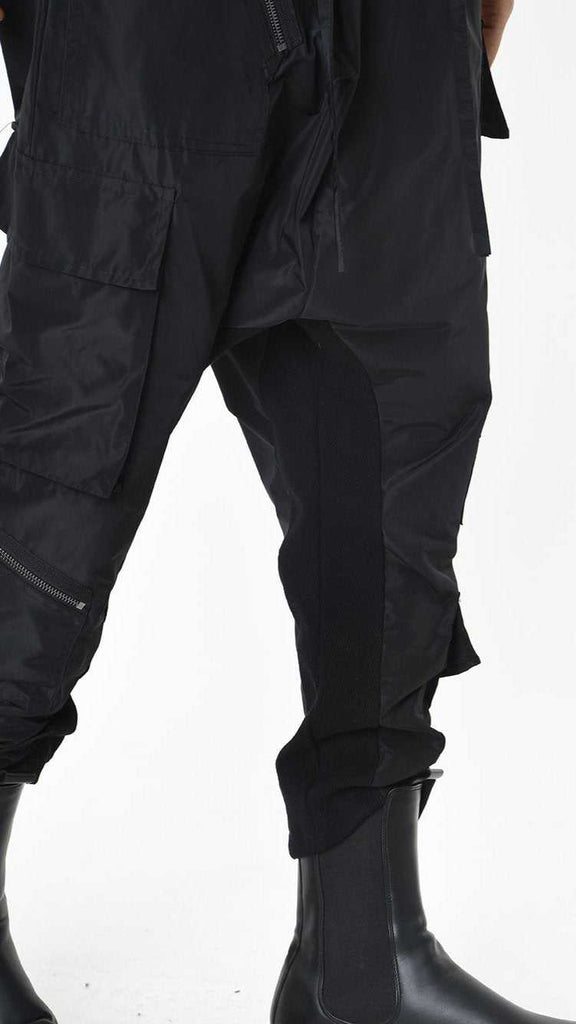 A33B LM18925 TROUSER Low Crotch Nylon Black 238 Pants Fall Winter 2024|25 Man LA HAINE INSIDE US TEPHRA