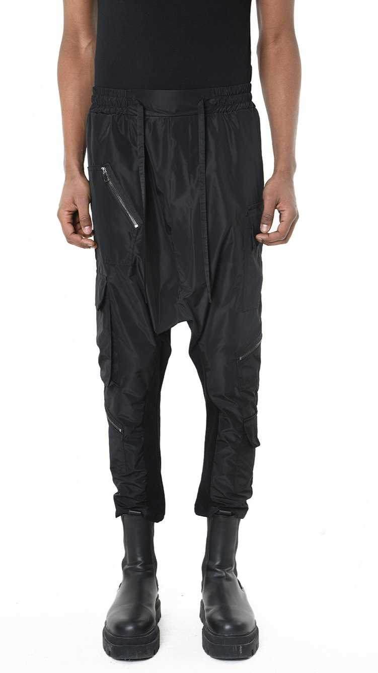 A33B LM18925 TROUSER Low Crotch Nylon Black