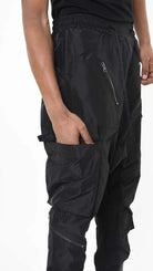 A33B LM18925 TROUSER Low Crotch Nylon Black