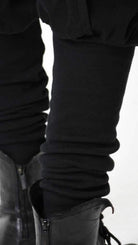 A33B LM19125 TROUSER Cargo Cotton Stretch Dyed Hot Black