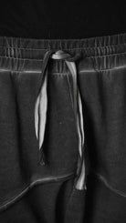 A33B LM19925 TROUSER Regular Fleece Dyed Cold Black