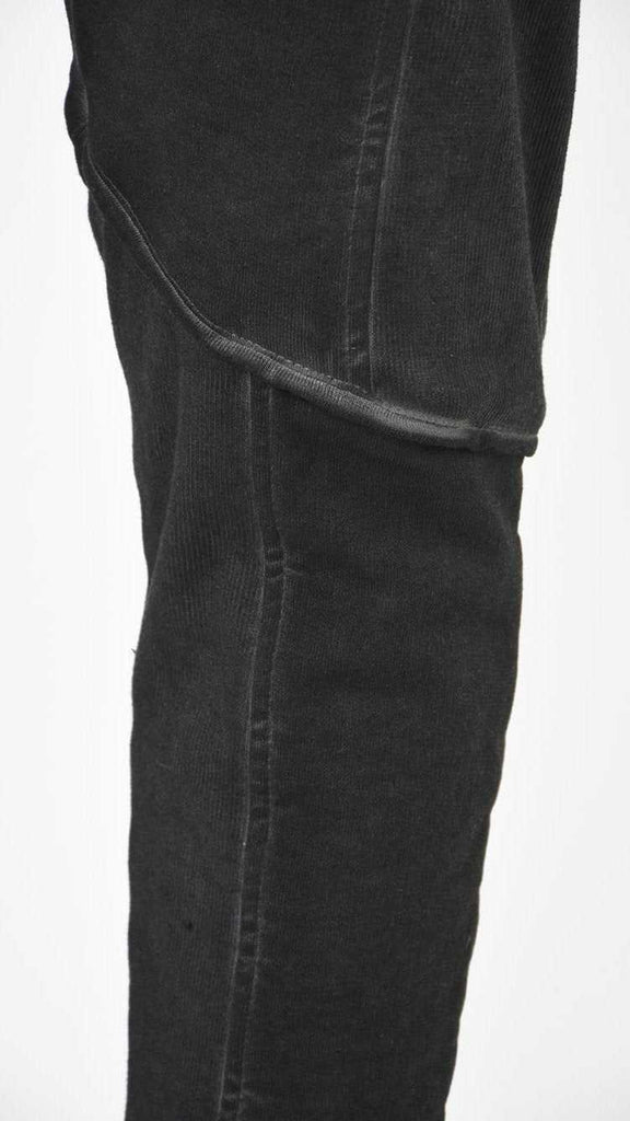 A33B LM19925 TROUSER Regular Fleece Dyed Cold Black.