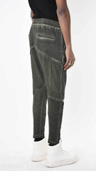 A33B LM19925 TROUSER Regular Fleece Dyed Cold Green