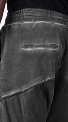 A33B LM19925 TROUSER Regular Fleece Dyed Cold Green