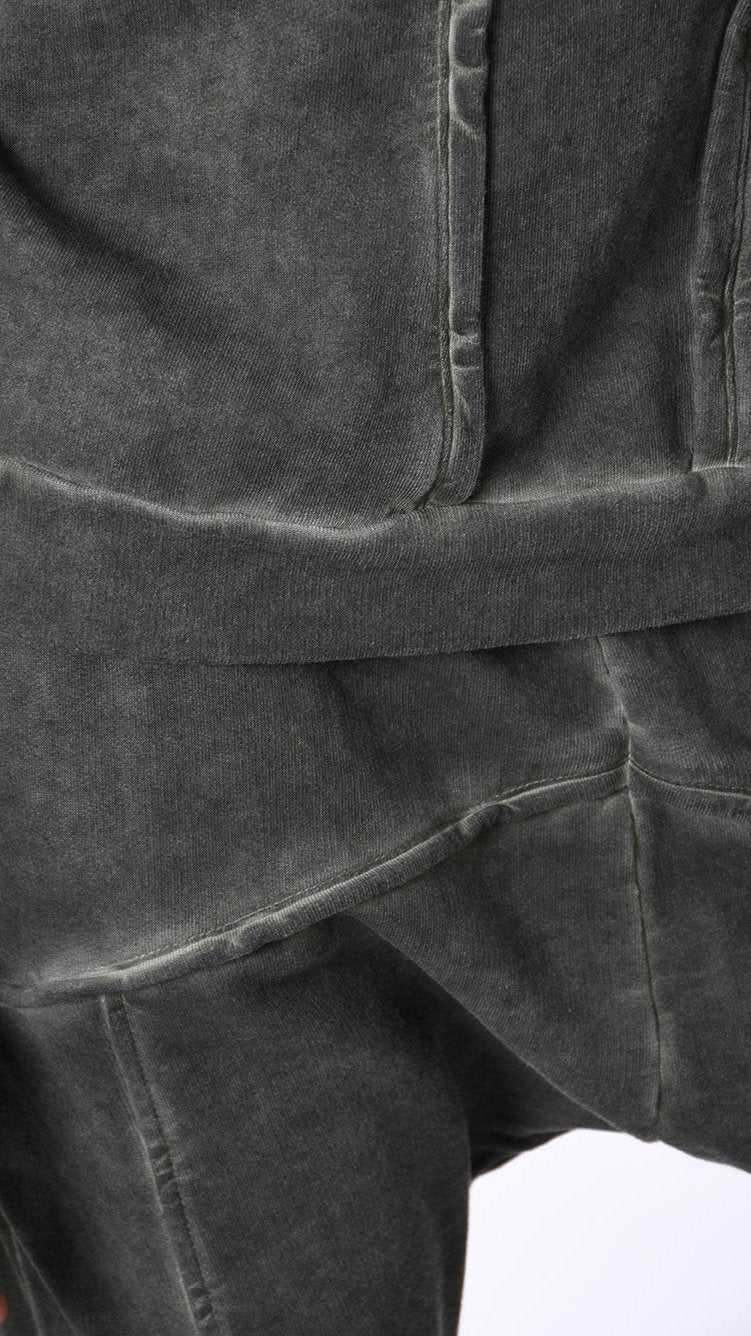 A33B LM20025 FLEECE Comfort Dyed Cold Green