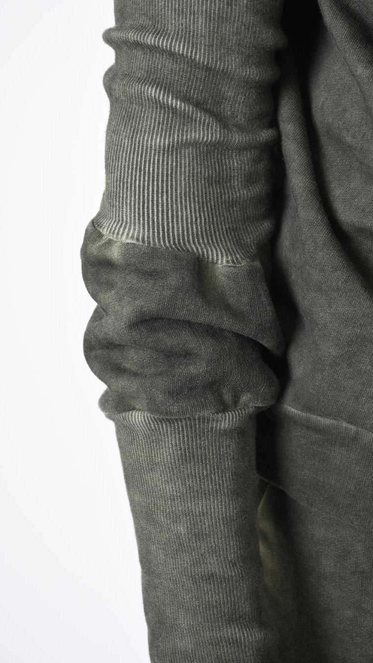 A33B LM20025 FLEECE Comfort Dyed Cold Green