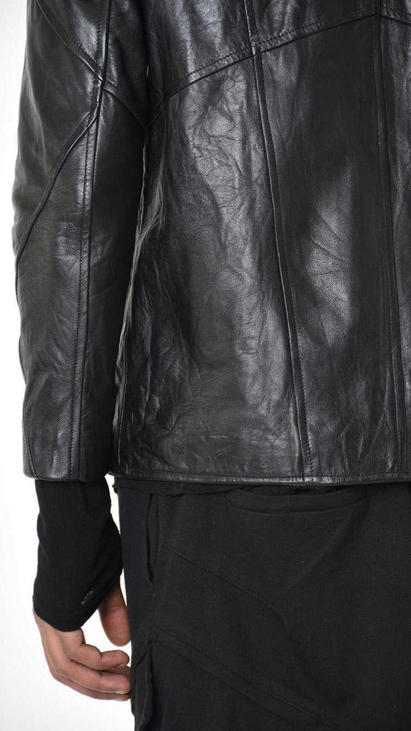 A33B LM25725 JACKET Regular Vegetable-tanned Leather Black 618 Coats & Jackets Fall Winter 2024|25 Man LA HAINE INSIDE US TEPHRA