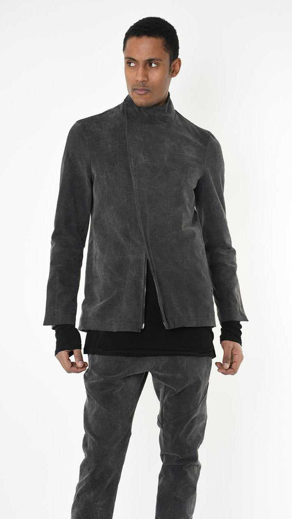 A33B LM27025 JACKET Regular Marmorized Stretch Cotton Black 428 Coats & Jackets Fall Winter 2024|25 Man LA HAINE INSIDE US TEPHRA