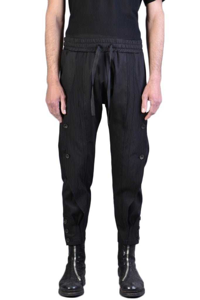 A33B REGRANCORE23 Stylish black trousers 319 Pants trousers men LA HAINE INSIDE US TEPHRA