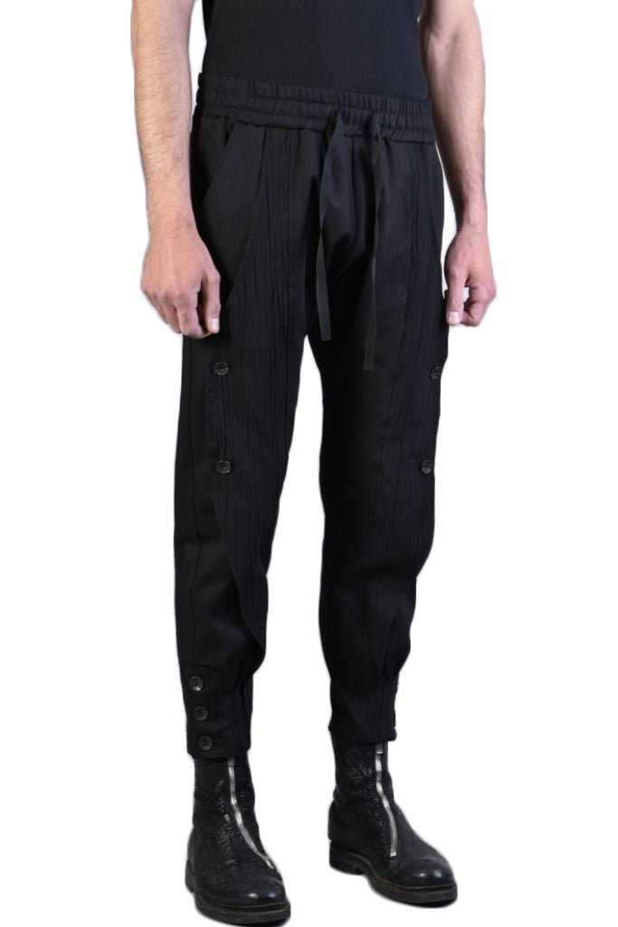 A33B REGRANCORE23 Stylish black trousers 319 Pants trousers men LA HAINE INSIDE US TEPHRA