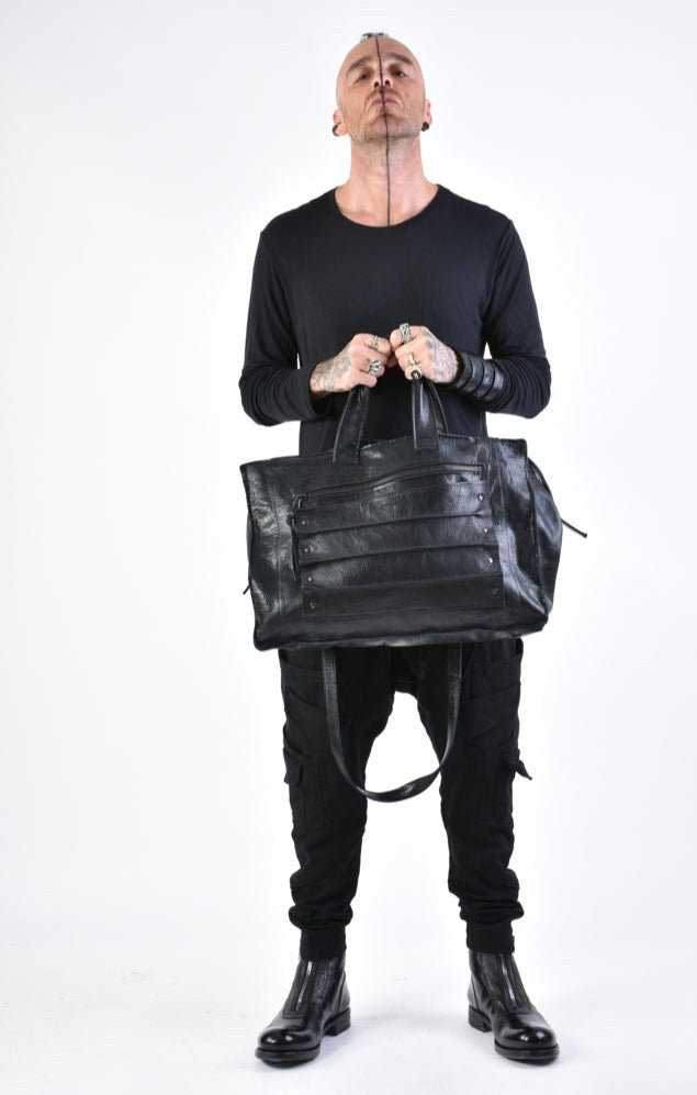 A33I LM16824 Black Leather Bag