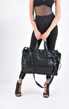 A33I LM16824D Black Leather Bag