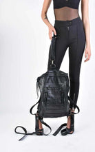 A33I LM16924D Black Leather Bag