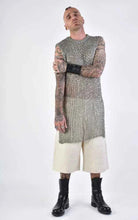 A33J LM15924 SLEEVELESS Regular Long Net Grey