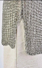 A33J LM15924 SLEEVELESS Regular Long Net Grey
