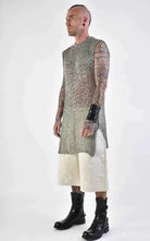 A33J LM15924 SLEEVELESS Regular Long Net Grey