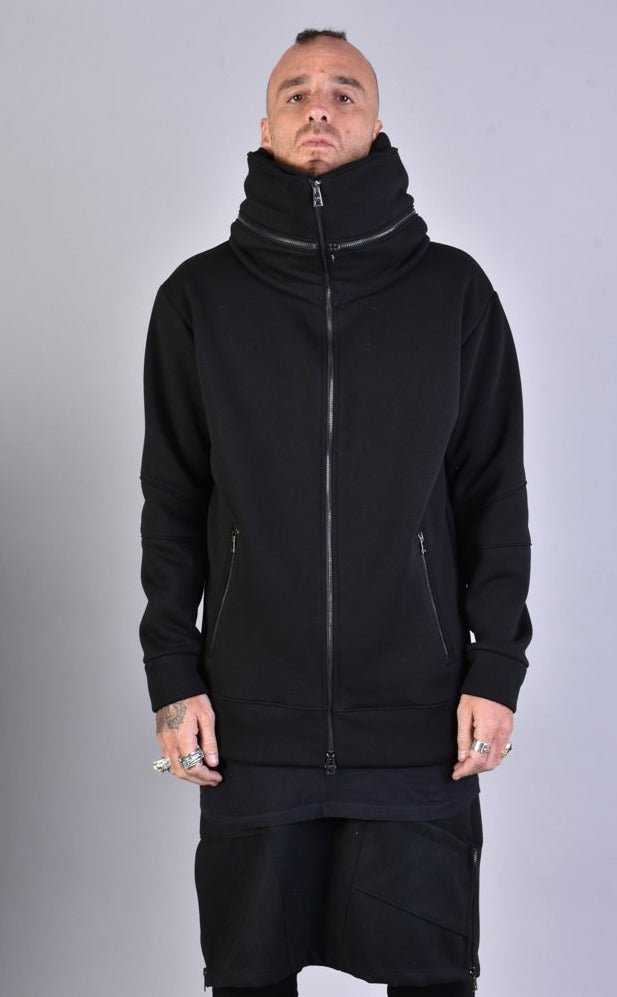 A33M LM027 BLACK Gauze Polycotton Fleece 296.00 Coats & Jackets LA HAINE INSIDE US TEPHRA