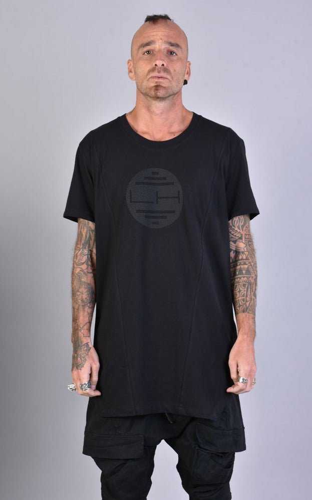 A33M LM034 BLACK Cotton Over T-Shirt.